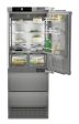 Combined refrigerator-freezer with BioFresh and NoFrost for integrated use Fashion