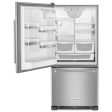 19 cu. ft. 30-Inch Width Full Depth Non Dispense Bottom Mount Refrigerator Sale