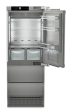 Combined refrigerator-freezer with BioFresh and NoFrost for integrated use Fashion