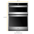 6.4 cu. ft. Smart Combination Wall Oven with Touchscreen Online Sale