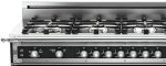 36 inch All Gas Range, 6 Brass Burner Matt Black Sale