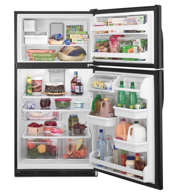 Top-Freezer Refrigerator with FreshLock Crispers For Sale