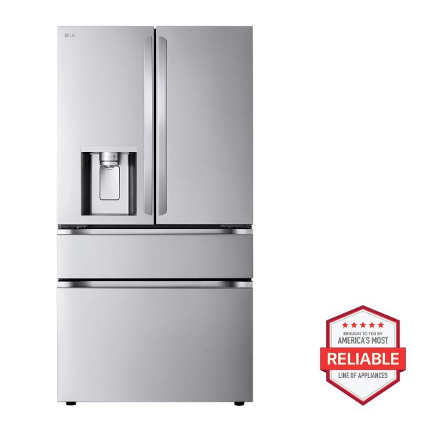 29 cu. ft. Smart Standard-Depth MAX™ 4-Door French Door Refrigerator with Full-Convert Drawer™ Fashion