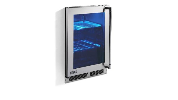 24  Outdoor Glass Door Refrigerator, Left Hinge Cheap